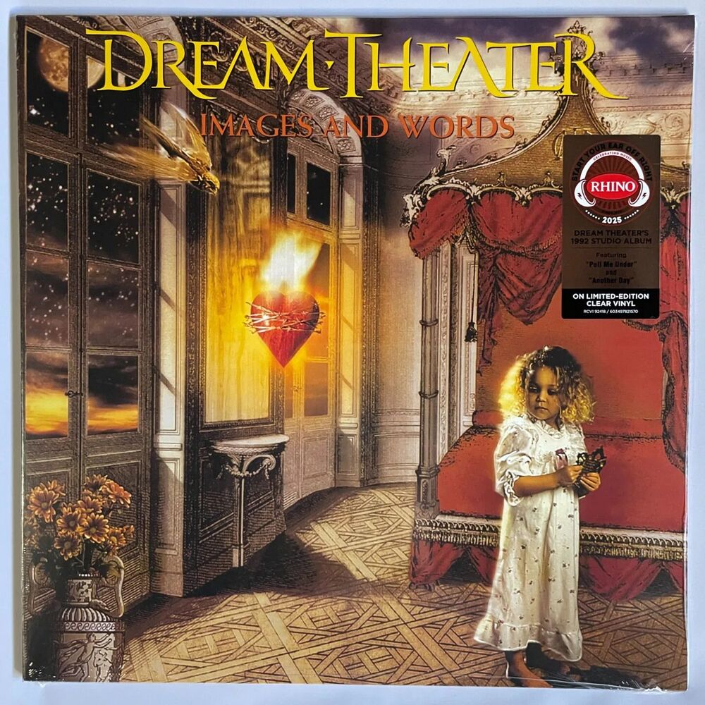 Dream Theater – Images and Words NEW Limited Clear Vinyl, Reissue, Rhino, 2024